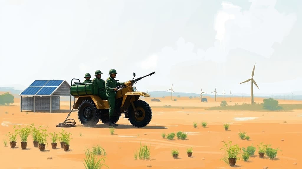 Indian Armed Forces to Utilize 46,000 Acres of Defence Land for Green Energy Projects