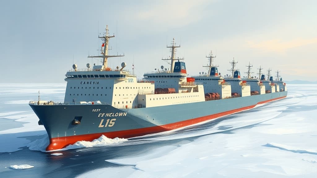 Russia Deploys All Eight Nuclear Icebreakers for Arctic Export Route Maintenance
