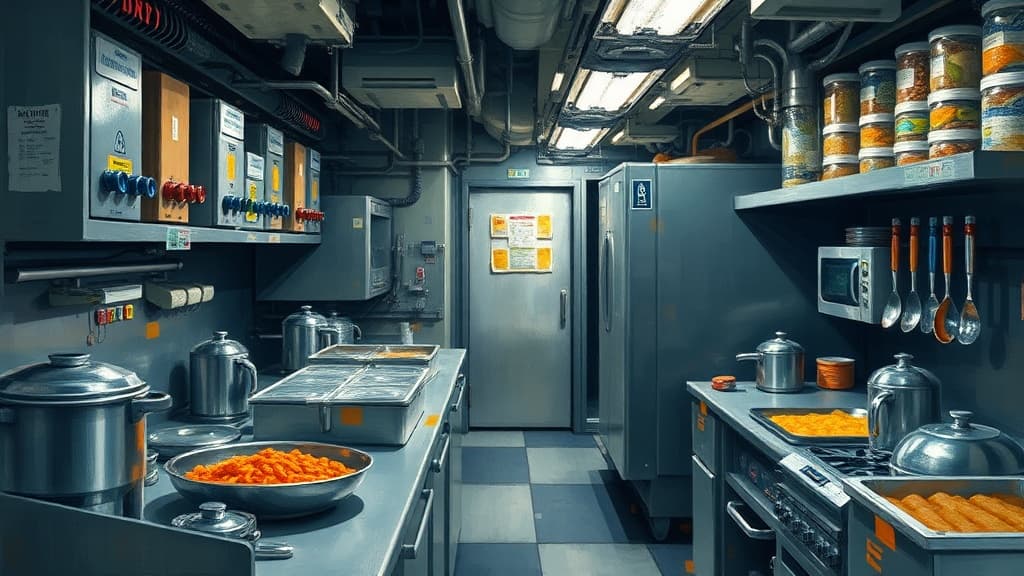 Navy Enhances Endurance with Advanced Galley Equipment and Freeze-Dried Foods