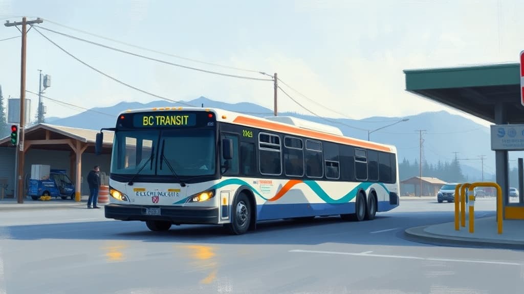BC Transit to Begin Electric Bus Infrastructure Construction at Kamloops Depot in January