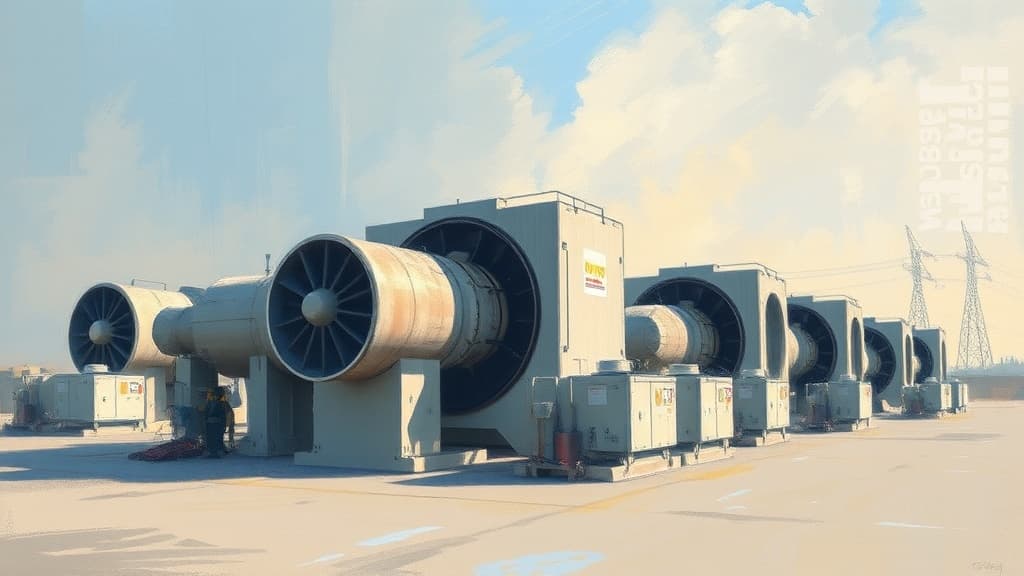 Data Centers Turn to Aeroderivative Turbines and Diesel Generators Amid Power Shortages