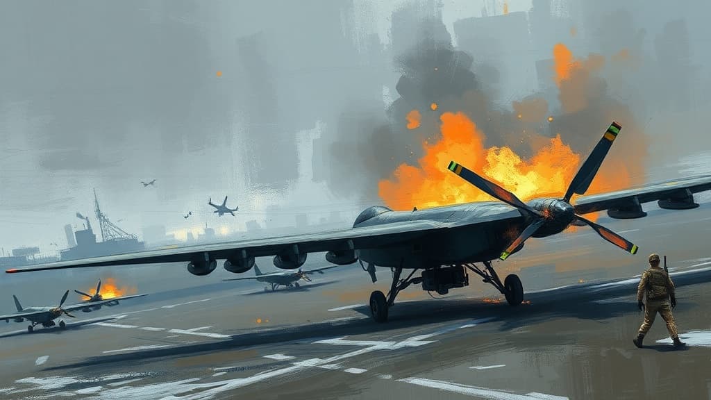 Ukrainian Defense Forces Target Russian Shahed Drone Base in Donetsk