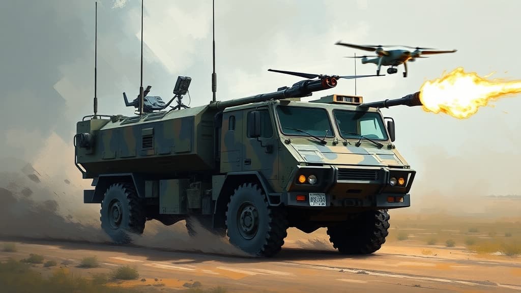ASELSAN's KORKUT 140/35 Air Defense System Engages Drone in Dynamic Field Tests