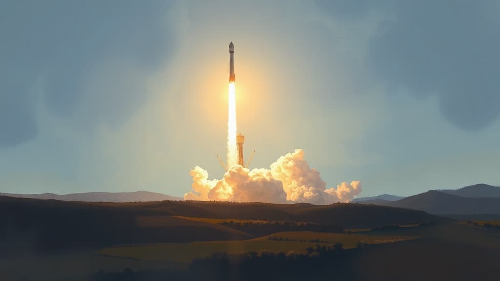 SpaceX Falcon 9 Launch from California Visible in Croatia