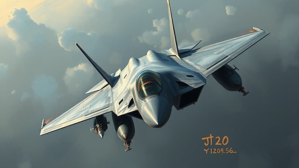 China Upgrades J-20 Stealth Fighter to Enhance Air Combat Capabilities Over Taiwan
