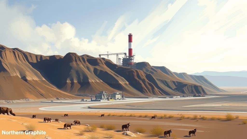 Northern Graphite to Restart Okanjande Mine in Namibia for Saudi Battery Plant