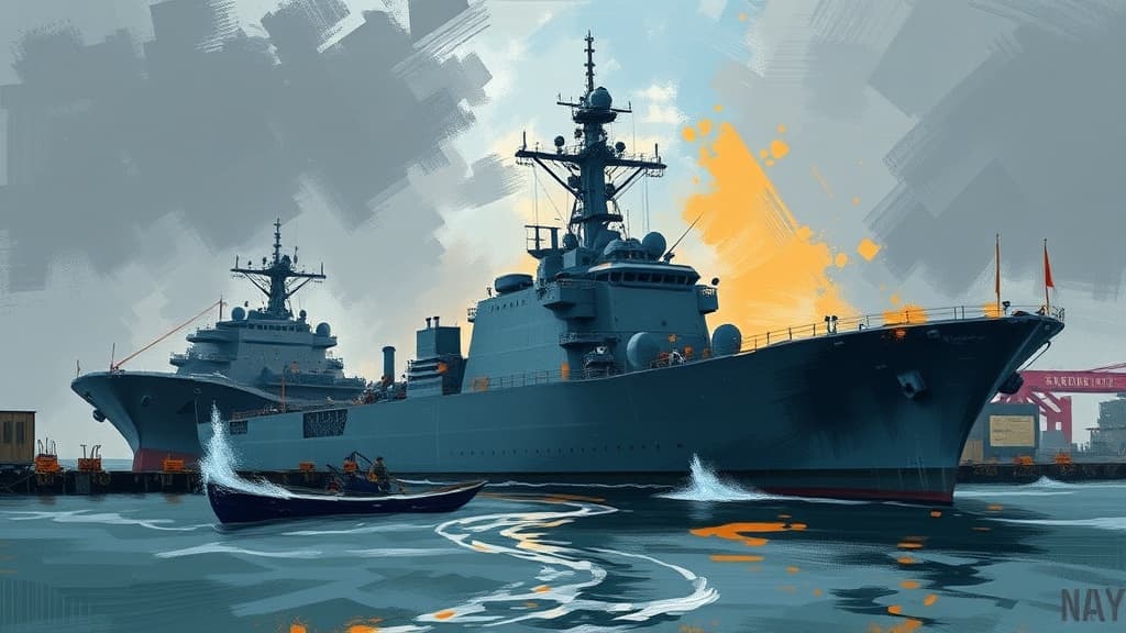 U.S. Navy Invests $448 Million in Shipbuilding Operating System with AI Integration