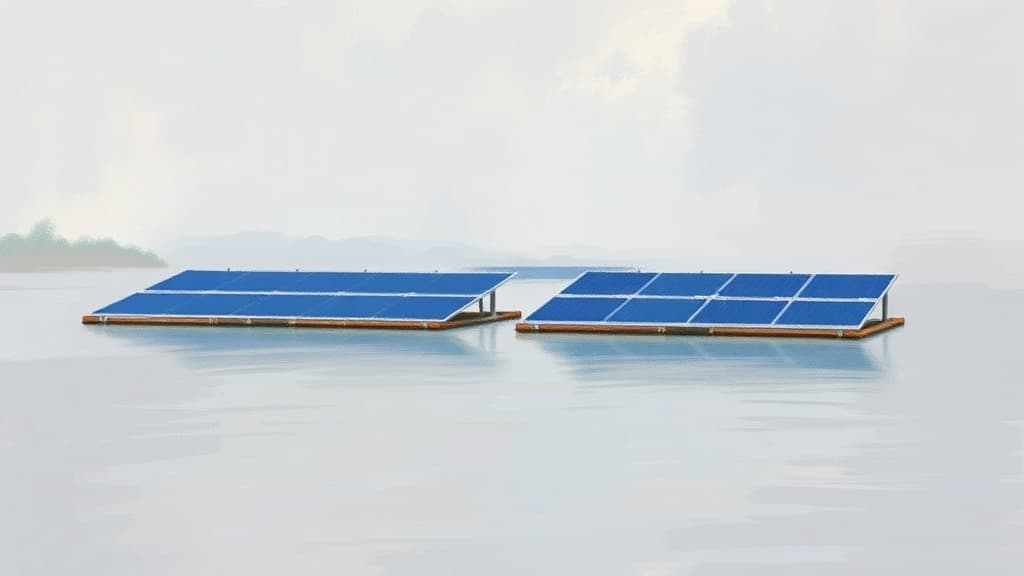 Image for article: MAHAPREIT Seeks Bids for 100 MW Floating Solar Project in Maharashtra