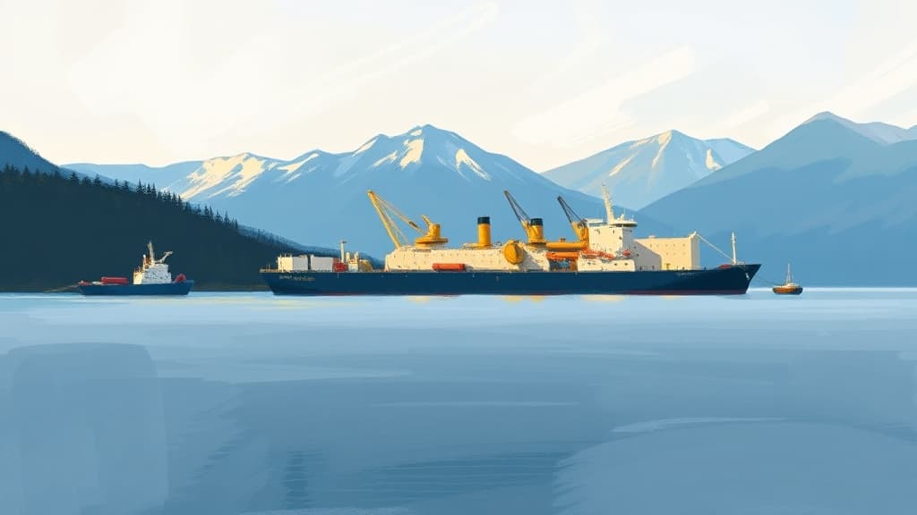 Image for article: Province and BC Hydro Sign MOU for Ksi Lisims LNG Project in British Columbia