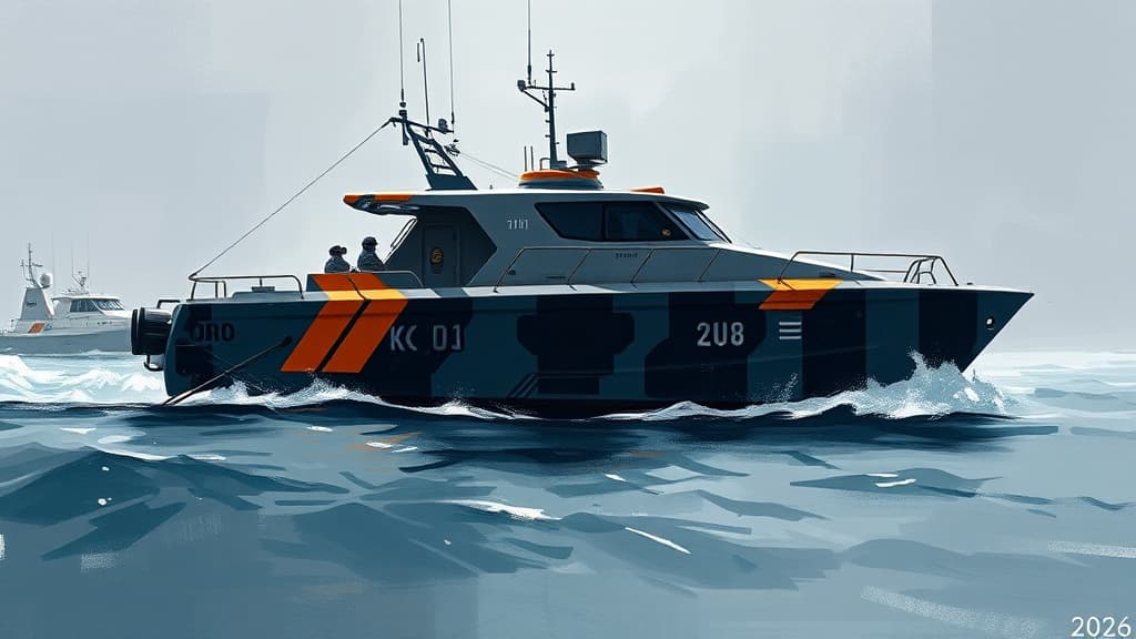 Image for article: K2 Showcases Autonomous Vessel at UMEX 2026 with Abu Dhabi Civil Defense Authority