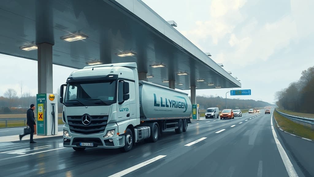 Lhyfe Supplies Hydrogen to France's First Motorway Station for Heavy-Duty Vehicles Operated by TEAL Mobility