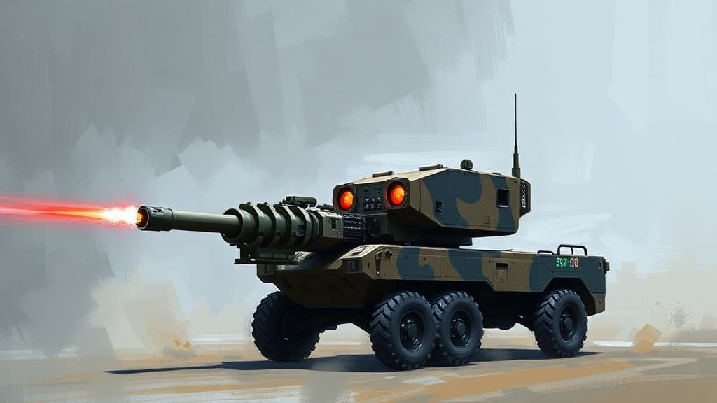 Norinco Showcases OW5-A50 Laser Weapon System at DIMDEX 2026 in Oman