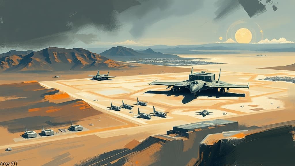 Area 51: US Air Force Facility for Experimental Aircraft and Weapons Development