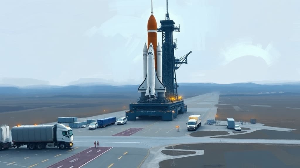 NASA Moves Artemis I SLS Rocket to Launch Pad for First Manned Moon Flight Since 1972