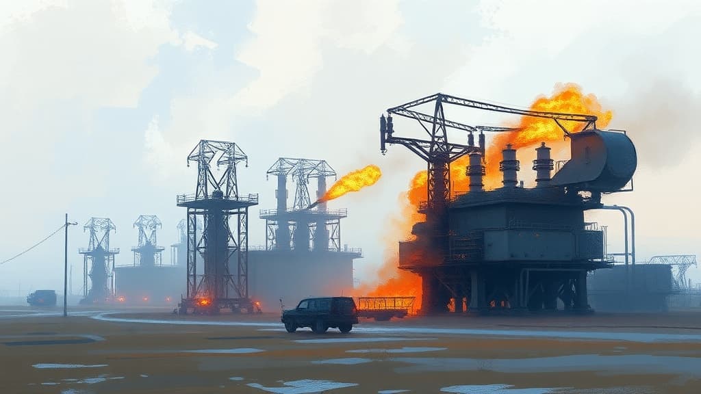 Gas Flaring Initiated at Kazakhstan's Tengiz Oil Field After Fire Incident