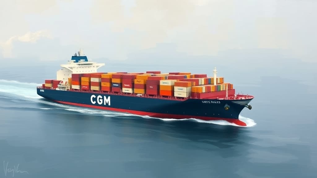 CMA CGM Orders Six 15,000 TEU LNG Ships to Enhance Decarbonization Efforts