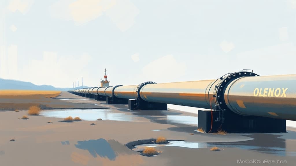 Olenox Industries Initiates Recommissioning of 162-Mile Wet Gas Pipeline