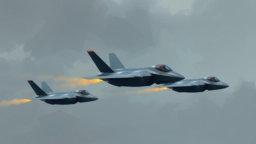 Dutch F-35 Fighters Conduct Training at Amsterdam Schiphol Airport During NATO Operation Avatar