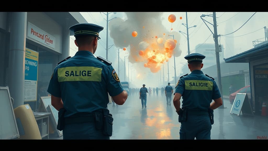 Two MBPP Officers Injured in Hydrogen Balloon Explosion During Thaipusam in Penang