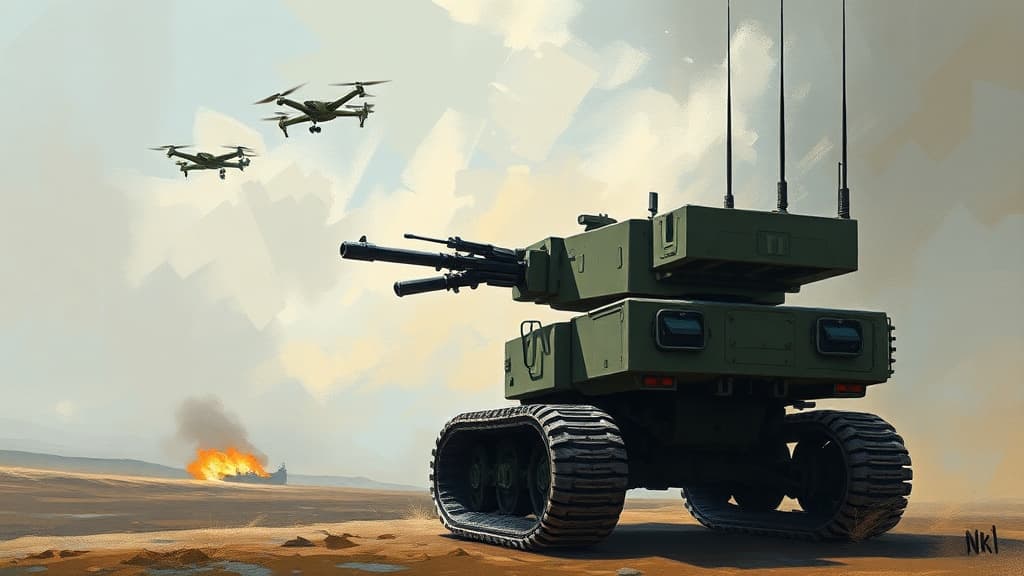 Ukrainian Military Integrates Ground Robots for Logistics and Combat Operations Amid Infantry Shortages