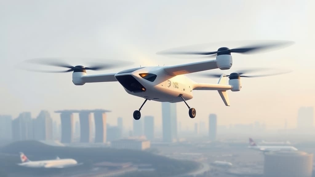 NTU Singapore Unveils First Homegrown eVTOL Aircraft Prototype at Singapore Airshow 2026