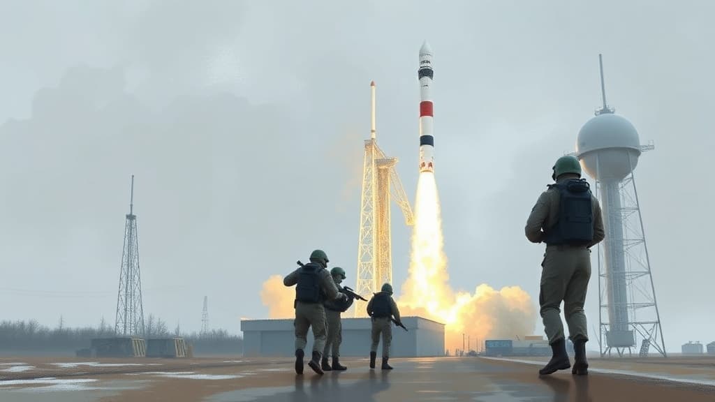 Russian Space Troops Launch Soyuz-2.1b Carrier Rocket from Plesetsk Cosmodrome