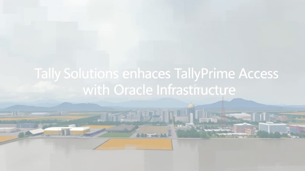 Tally Solutions Enhances TallyPrime Cloud Access with Oracle Cloud Infrastructure