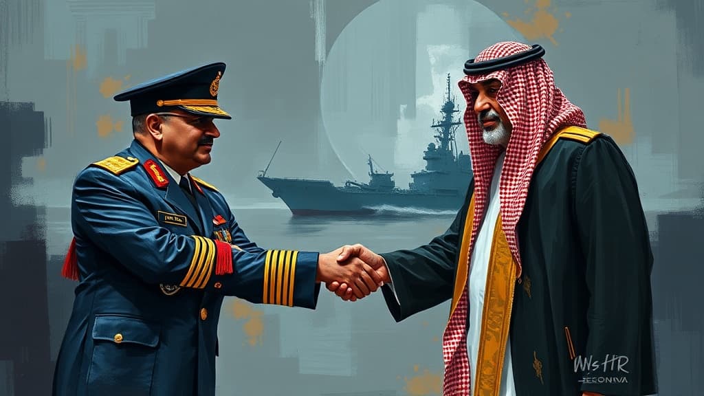 Indian Navy's VAdm Tarun Sobti Meets Bahrain's Crown Prince to Enhance Naval Cooperation