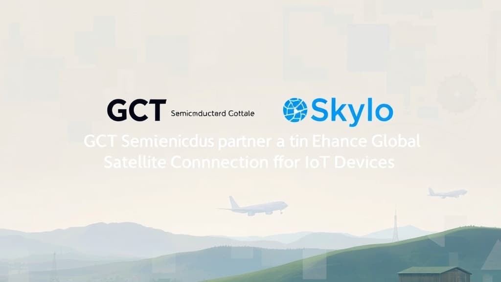 GCT Semiconductor and Skylo Partner to Enhance Global Satellite Connectivity for IoT Devices