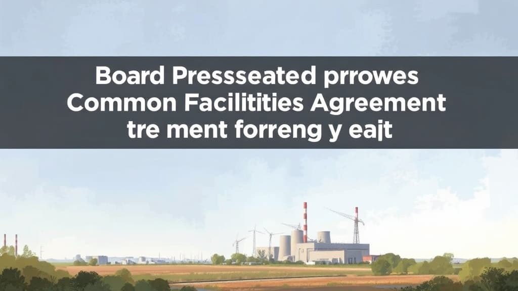 Marshall Municipal Utilities Board Approves Common Facilities Agreement for Energy Center