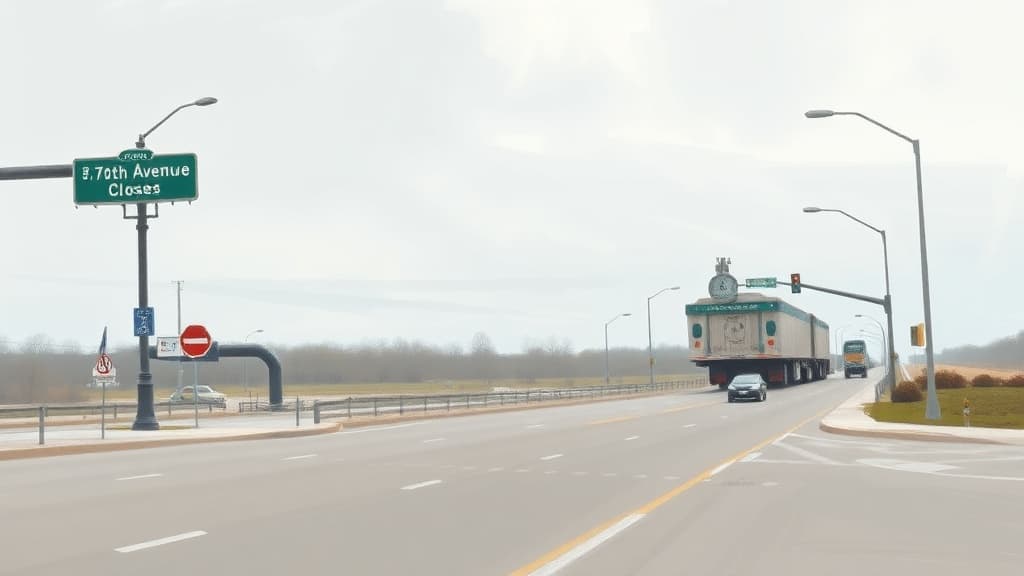 Temporary Closure of 76th Avenue SW for Bridge Upgrades in Cedar Rapids, Iowa