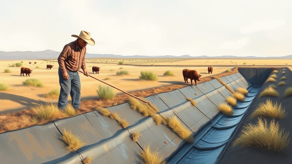 Stirling Ranges Beef Farmer Implements Plastic Dam Lining to Enhance Water Conservation