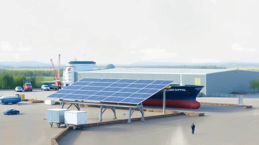 Lombard Shipping Installs SolarEdge Solar and Battery System at Ipswich Hub to Cut Costs