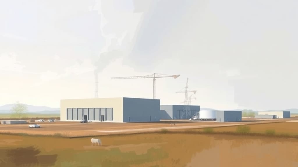 Barnsley Council Approves Temporary Base for Energy Storage Facility Construction