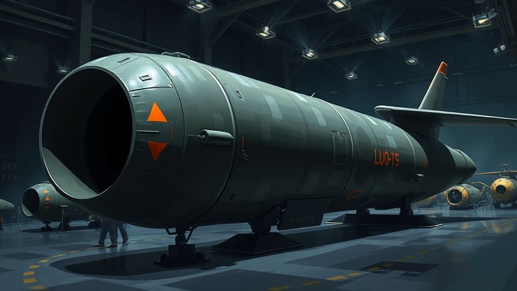 Evergreen Aviation Museum Displays Inert GBU-57 Massive Ordnance Penetrator Bomb