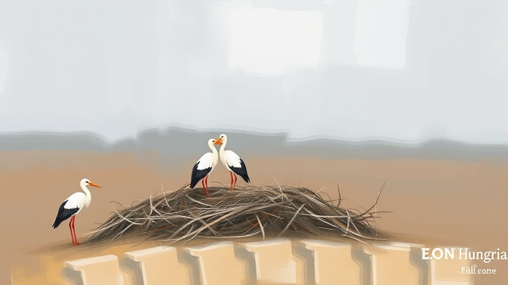 E.ON Hungária Prepares 3,300 Safe Nesting Sites for Returning Storks in Hungary