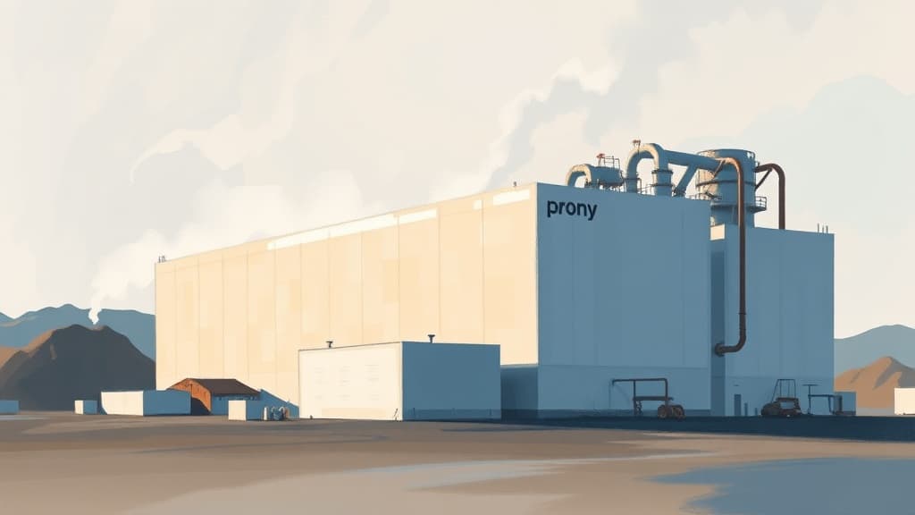 Prony Resources Launches Drying Unit for Mining Residues at Sud Factory