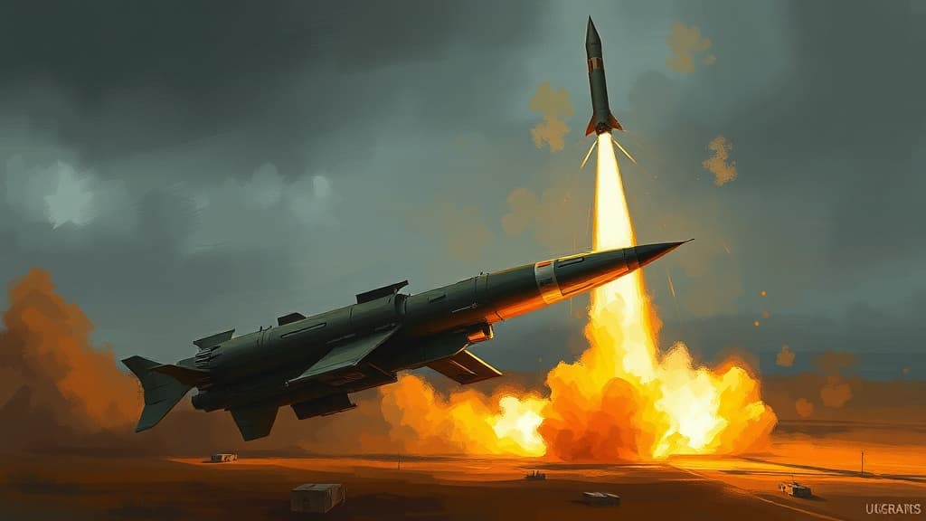 Ukraine's Fire Point Conducts Test Launch of New FP-7 Ballistic Missile