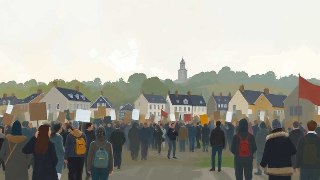 Protests Erupt in Redon Against Taranis Mining Exploration Project in Brittany