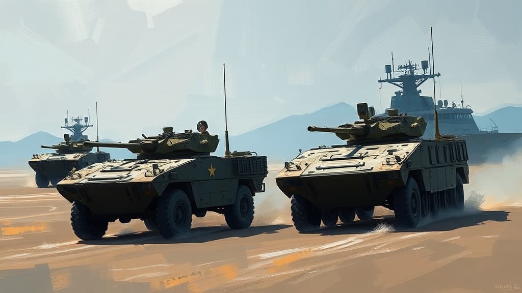 Marine Corps Enhances Amphibious Operations with ACVs During Exercise Steel Knight 25