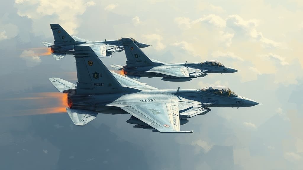 Ukrainian Forces Destroy Four Russian Fighter Jets in Coordinated Attacks