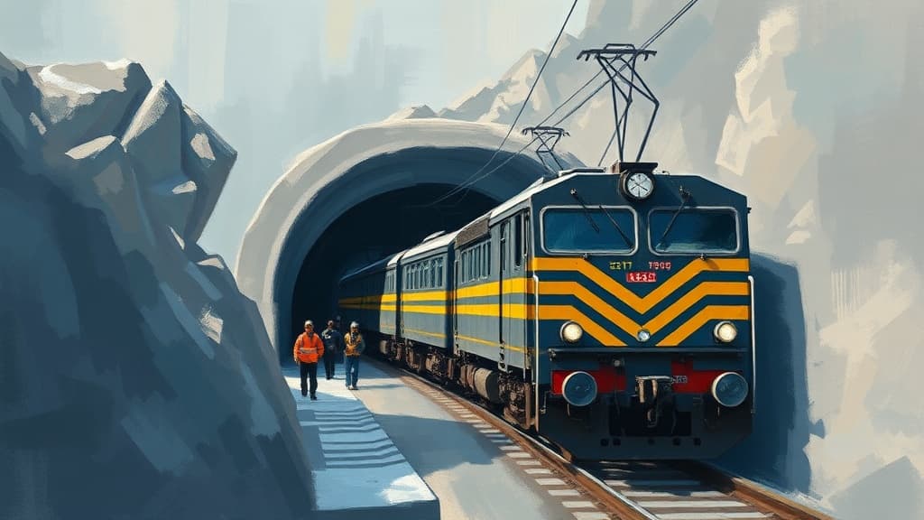 Two Worker Trains Collide in Uttarakhand Tunnel, Injuring Over 60 at Vishnugad-Pipalkoti Project