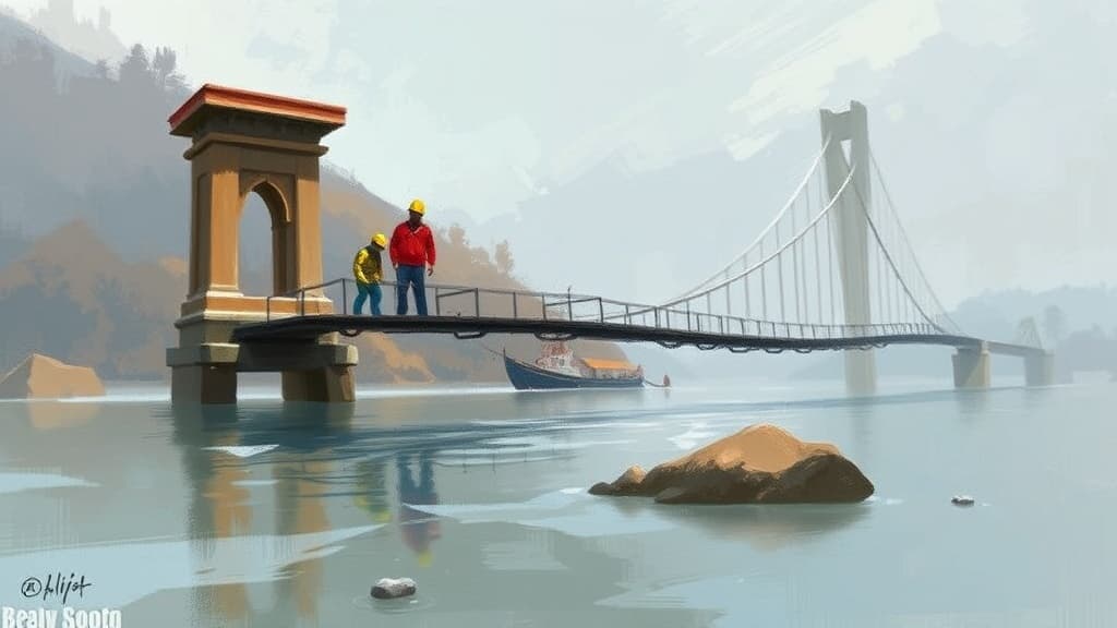 Search Resumes for Two Missing Workers in Trishuli River Near Kurintar