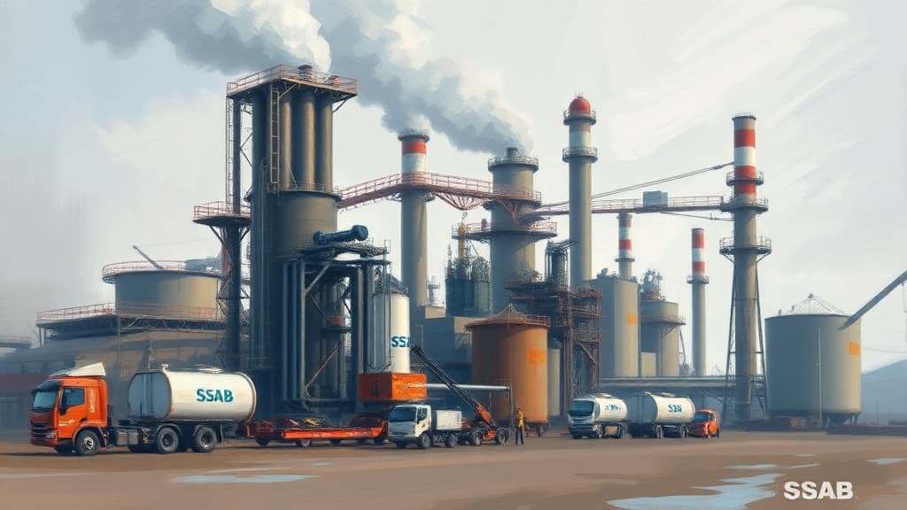 SSAB AB Advances Fossil-Free Steel Production Amidst Industry Competition