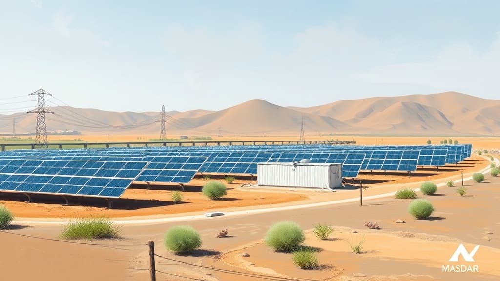 Masdar Secures $225 Million for 300MW Solar and 75MWh Battery Project in Uzbekistan