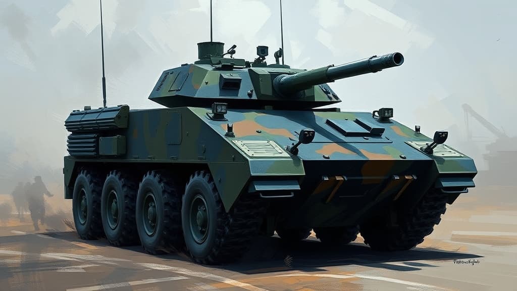 Uzbekistan Evaluates Chinese VN22 Armored Vehicle at Military Institute