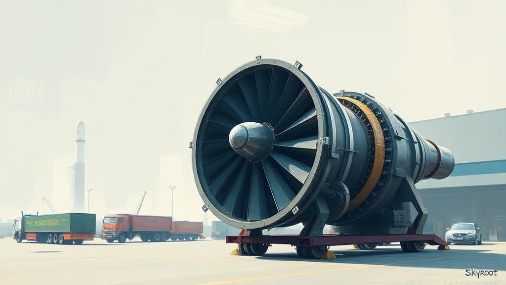 Skyroot Aerospace Delivers Kalam-250 Engine for Vikram-1 Launch in Sriharikota