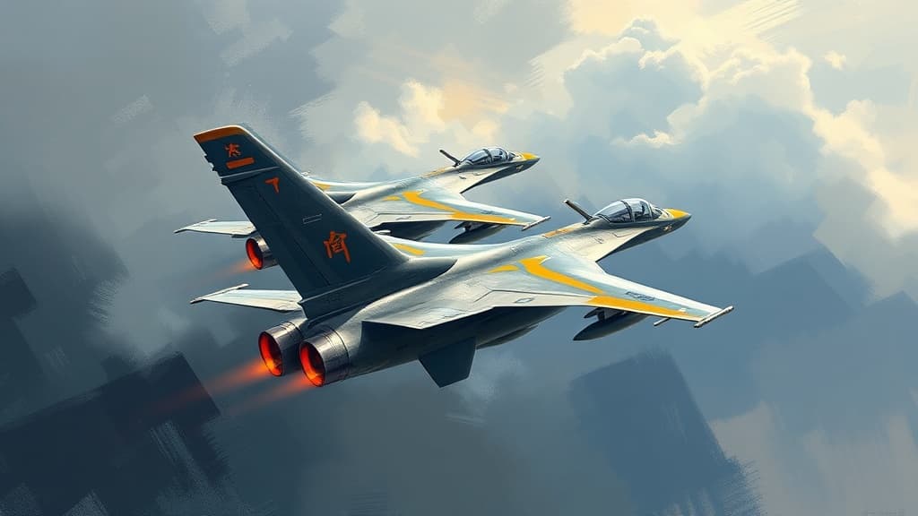 PLA Bayi Aerobatic Team's J-10C Fighter Jets to Debut at Singapore Airshow 2025