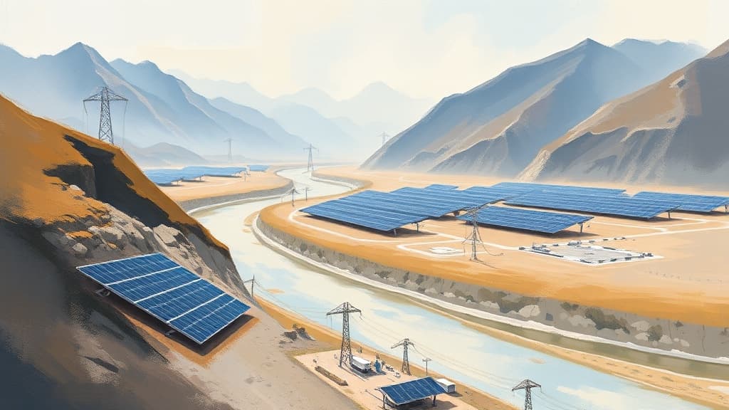Sichuan's Xiaojinchuan River Basin Solar Power Base Begins Grid Connection with 160 MW Capacity