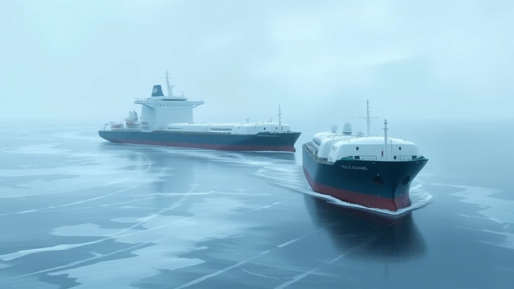 Delays at Rügen LNG Terminal Due to Ice and Wind Impacting Tanker Operations
